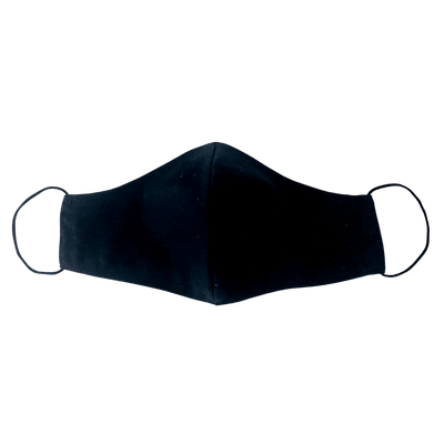 Stylish Face Mask in Black Hemp