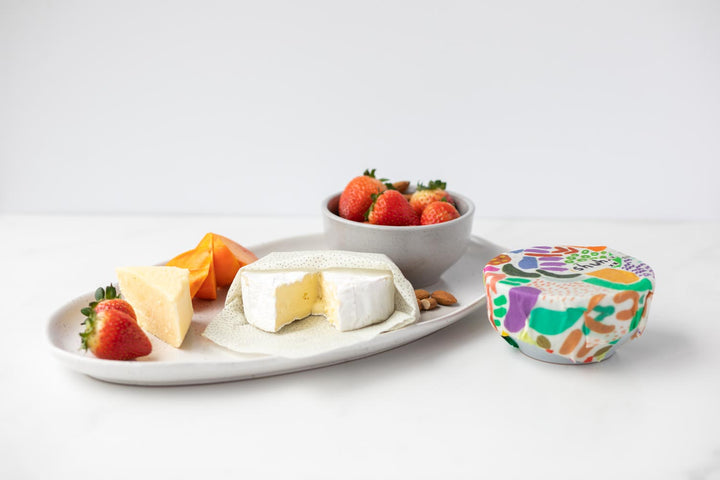 Beeswax wraps Melbourne | Shuh lee Dreams artist design | food storage | home organisation |  maximalism design | how to store cheese | SUSTOMi your freshly organised life