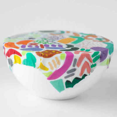 Beeswax wraps Melbourne | Shuh lee Dreams artist design | food storage bowl cover | home organisation |  maximalism design